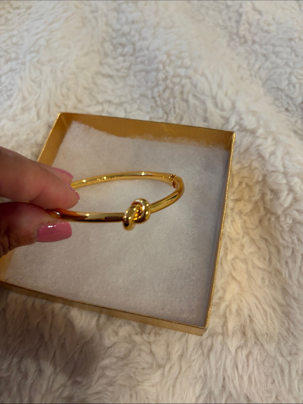 kate spade Gold Knot Bangle Bracelet